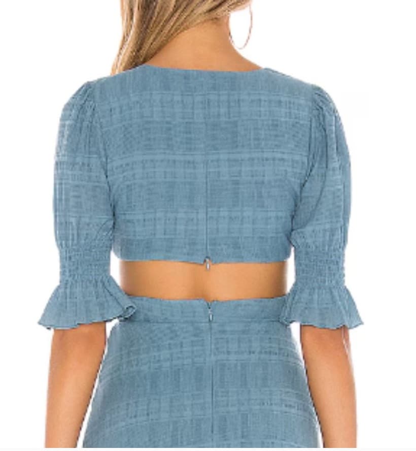 Blue Tularosa Cutout Dress - Image 2