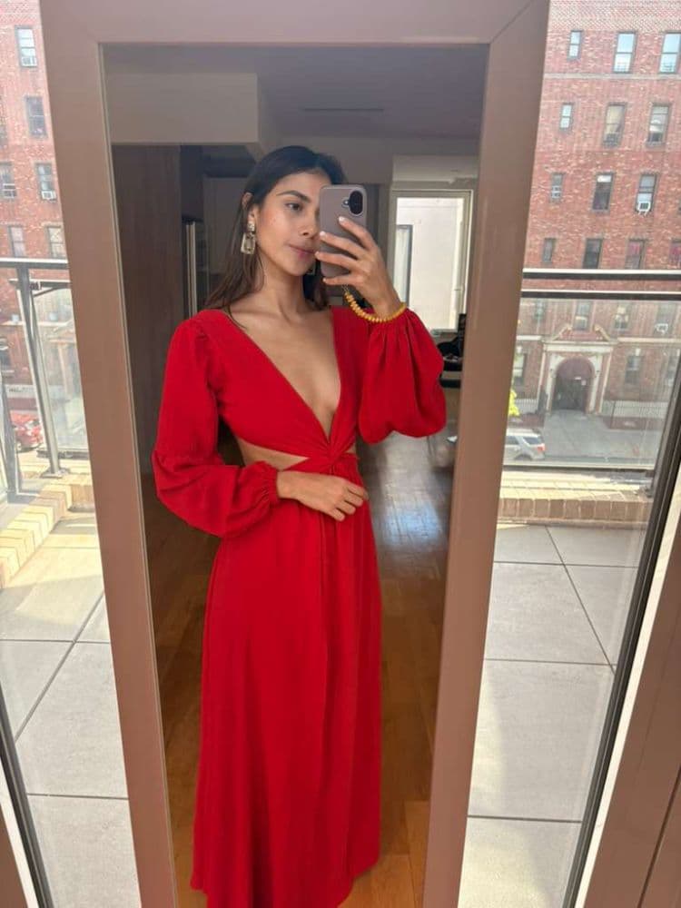 Red Long Dress - Image 4