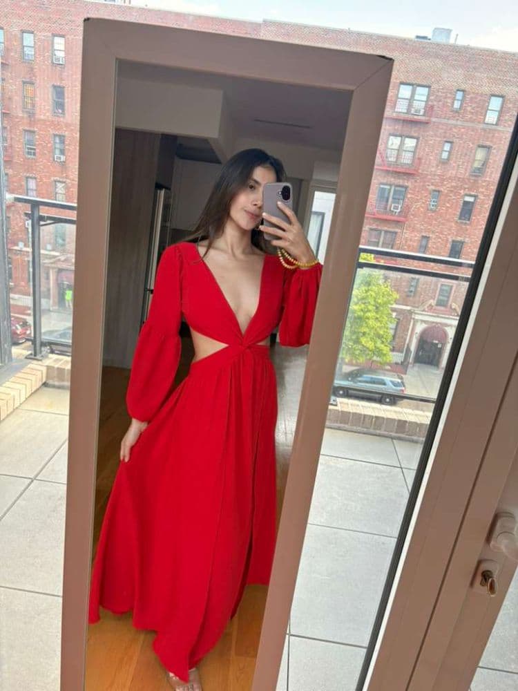 Red Long Dress - Image 5