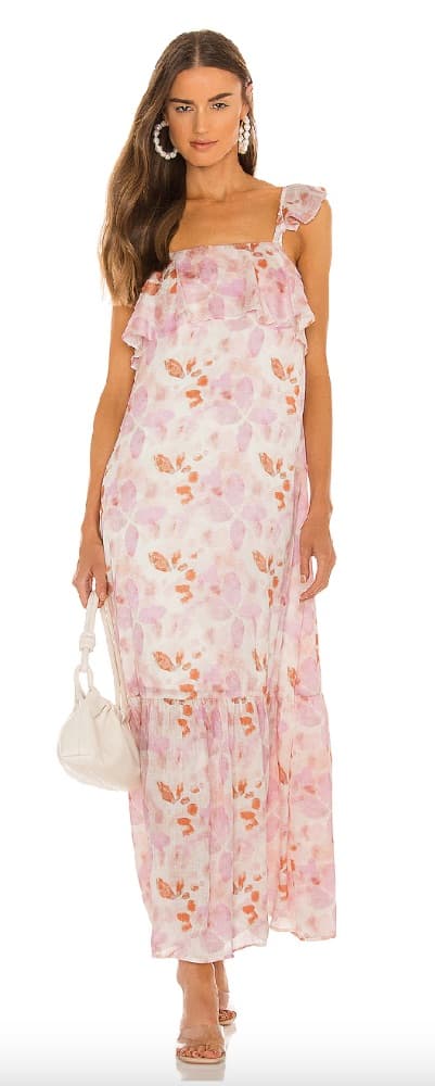 Sandro Blue Floral Maxi Dress - Image 2
