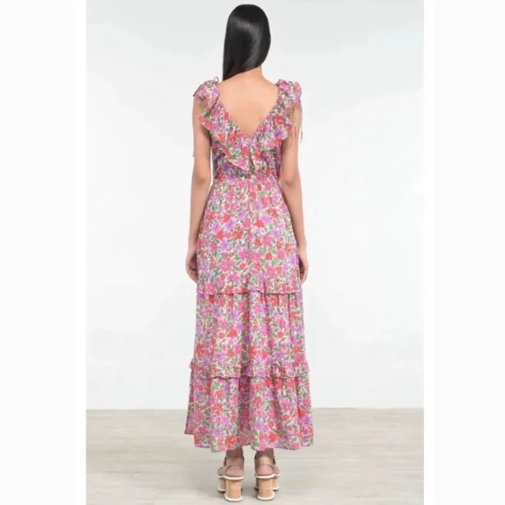 Banjanan Twiggy Floral Print Tiered Dress - Image 2