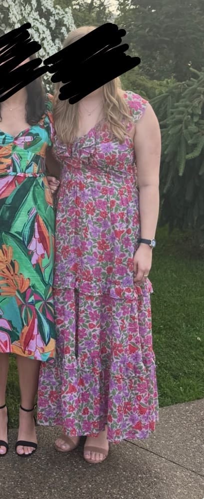 Banjanan Twiggy Floral Print Tiered Dress - Image 4