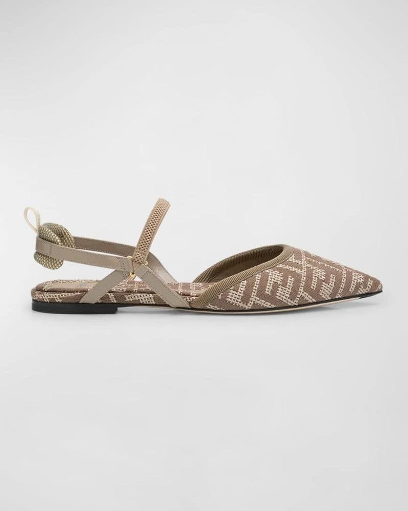 Women’s Colibri Lite FF Raffia Slingback Flats - Image 2