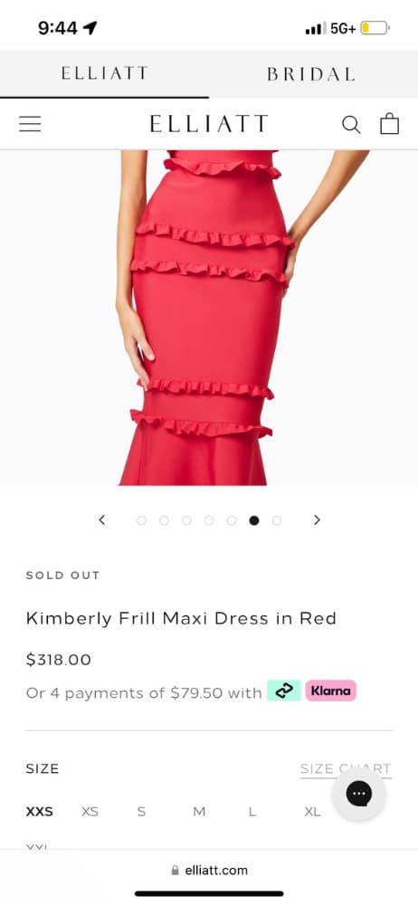 Elliatt Kimberly Frill Maxi Dress - Image 3