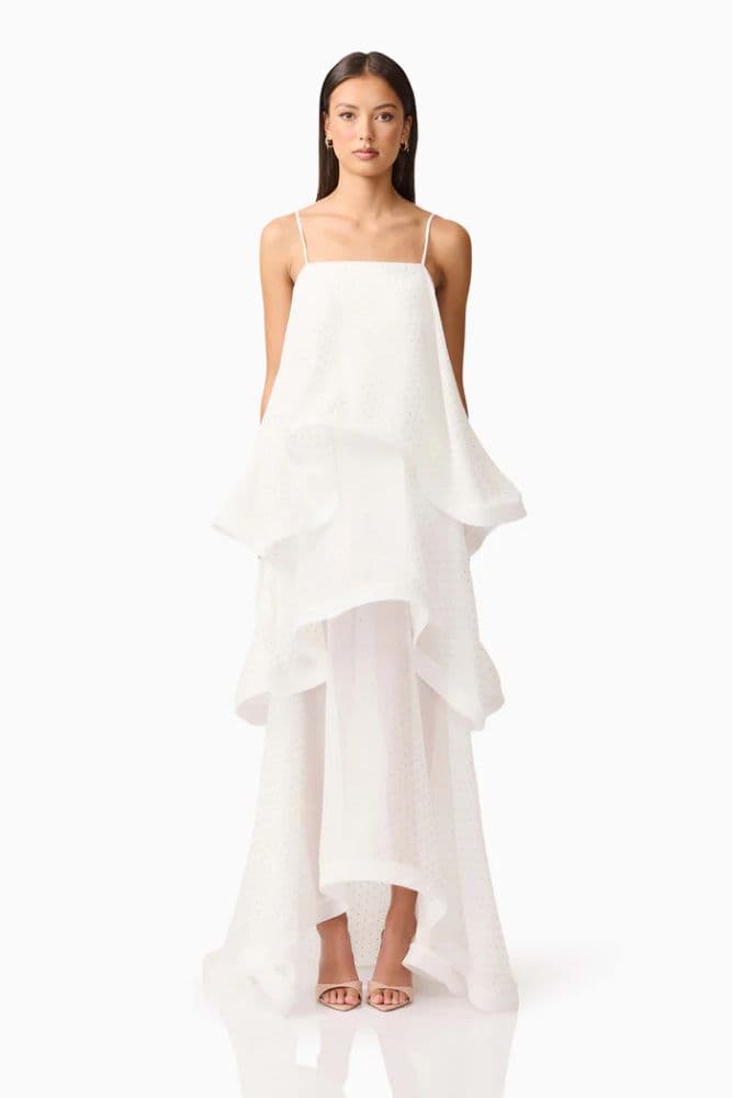 Elliatt Moss Tiered Embellished Gown - Image 1