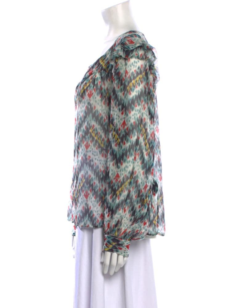 Étoile Isabel Marant Silk Printed Blouse (from TRR) - Image 2
