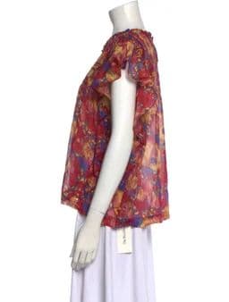 Étoile Isabel Marant Printed Crew Neck Blouse (from TRR) - Image 2