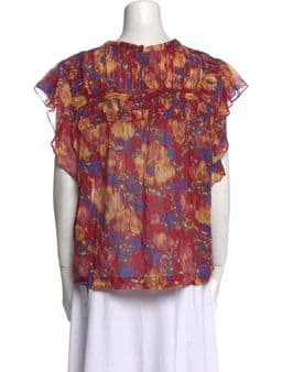 Étoile Isabel Marant Printed Crew Neck Blouse (from TRR) - Image 3