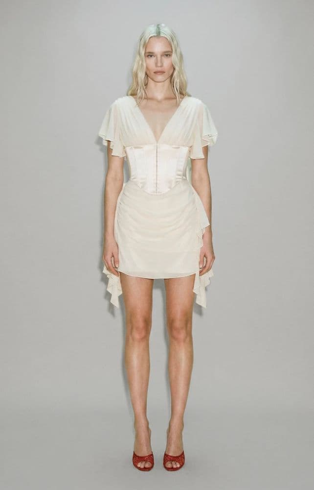 Atoir Romee Mini Dress Ivory - Image 1