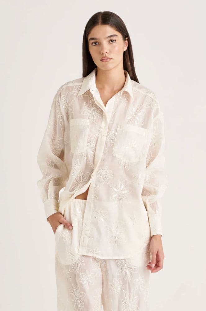 Oh So Troppy Starry Sheer LS Shirt - Image 2
