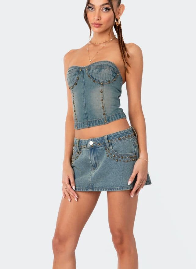 Jean skirt set - Image 2