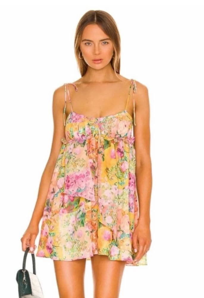 For Love & Lemons - Madison Mini Dress Floral - Image 1