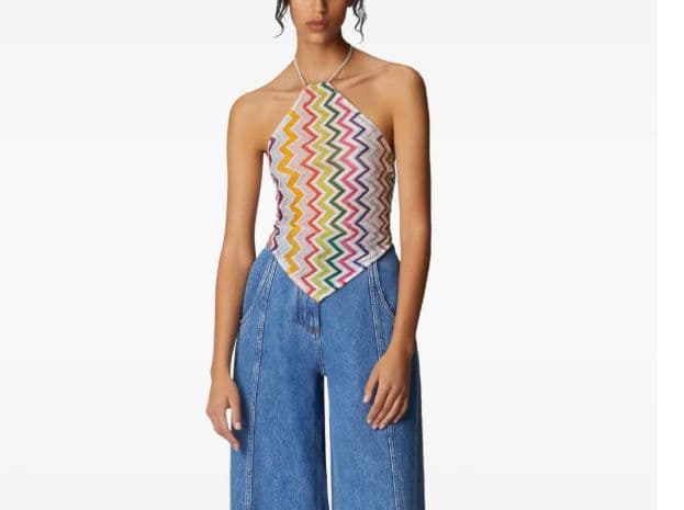 Missoni zigzag-woven top Medium - Image 1