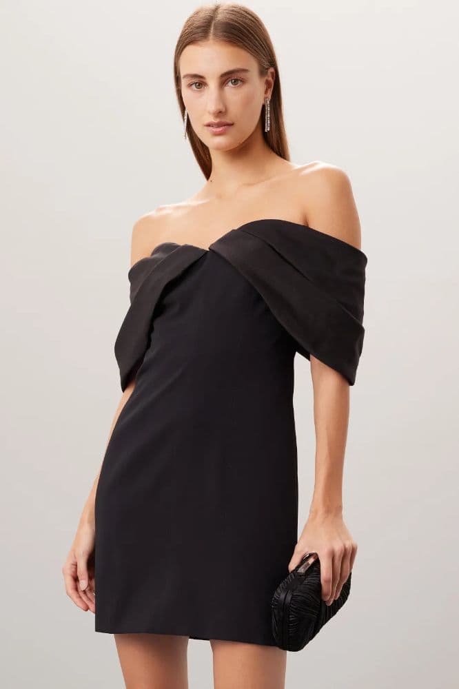 Black Mini Cocktail Dress - Image 2