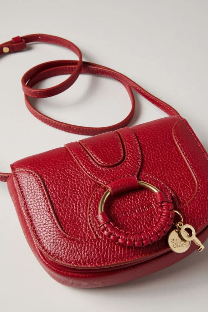 Red Leather Hana Crossbody Bag - Image 2