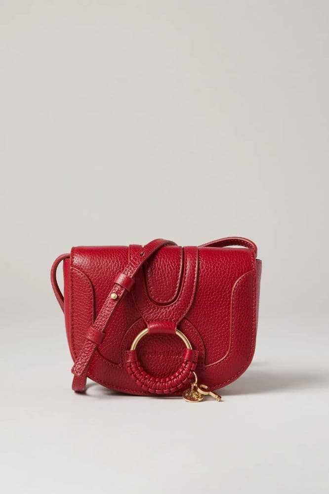Red Leather Hana Crossbody Bag - Image 1