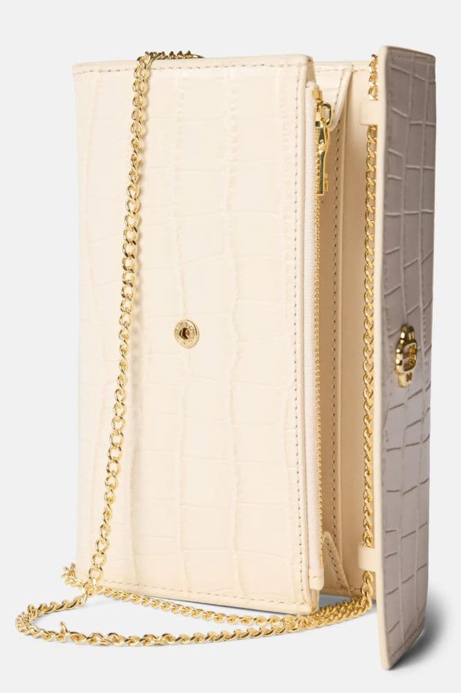 Maje White Leather Crossbody Bag - Image 2