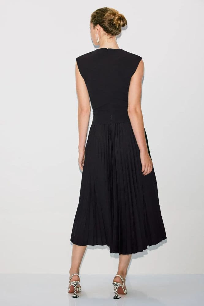 Black Tanya Taylor Midi Dress - Image 2