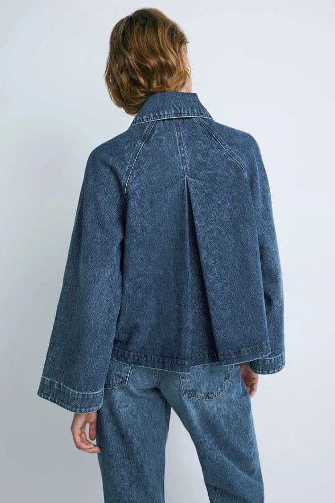 Denim Swing Jacket from FRAME - Image 2
