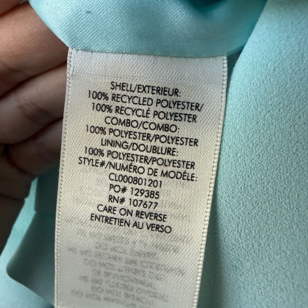 Alice + Olivia Justine Roll Cuff Blazer in Light Blue - Image 5