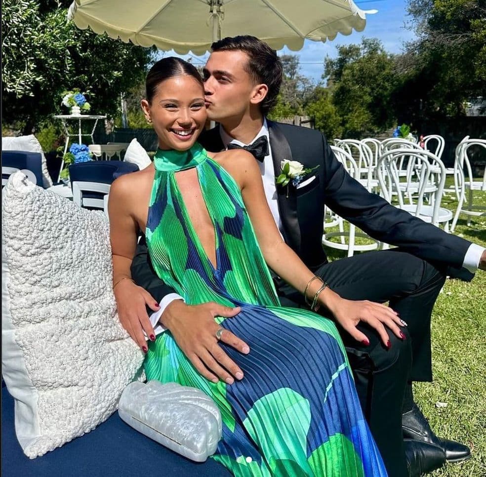 L'idee Opera Gown in Capri Green - Image 5
