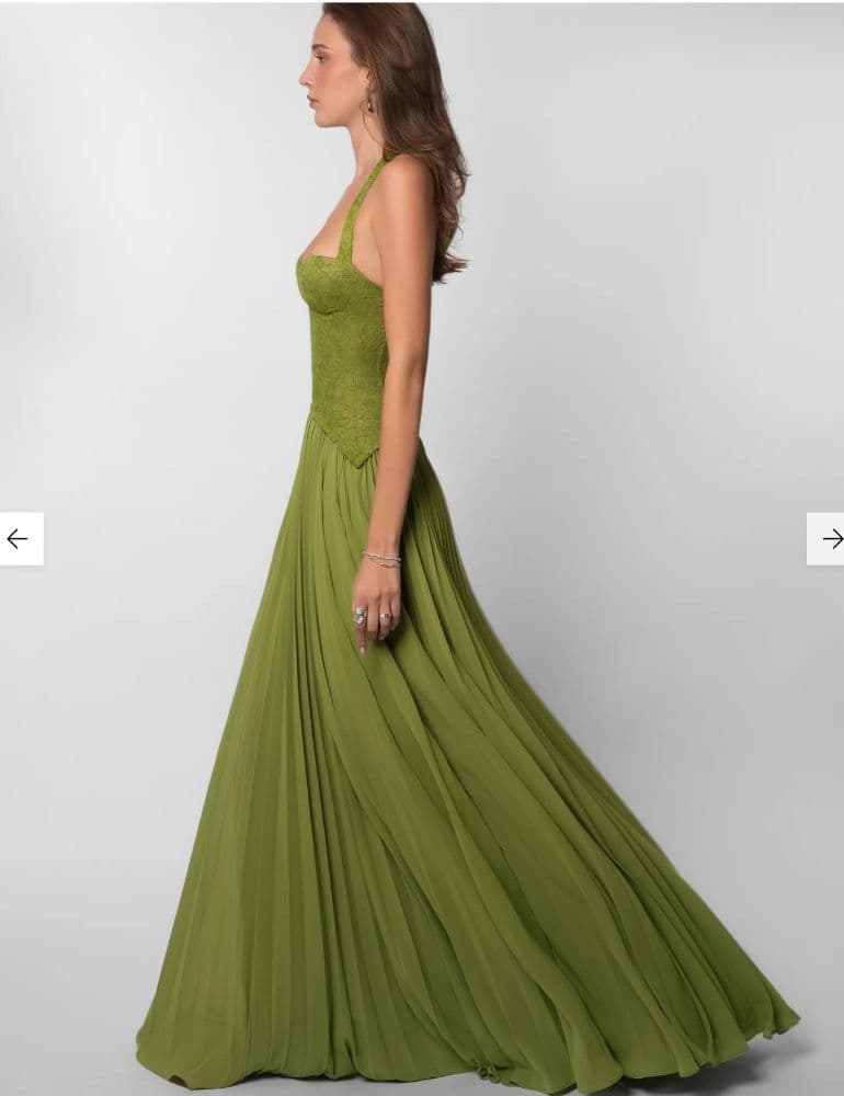 Fenity Fashion Gaia Dress in Green - Authentic - Image 2