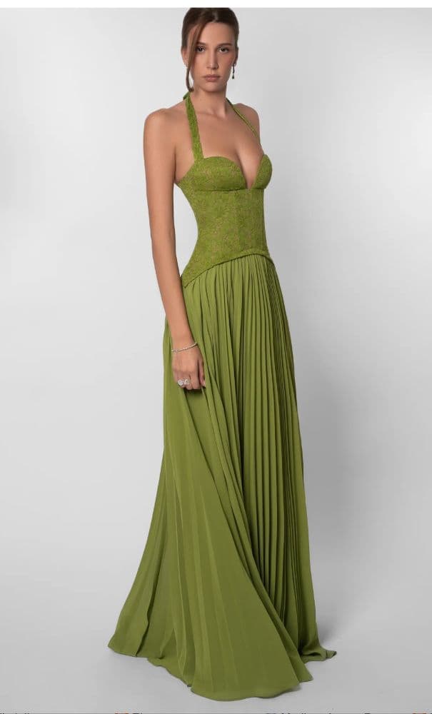 Fenity Fashion Gaia Dress in Green - Authentic - Image 3