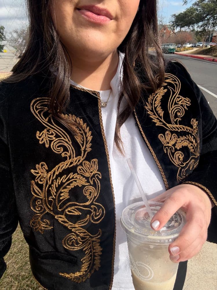 Mestiza New York Cruz Embroidered Jacket - Image 1