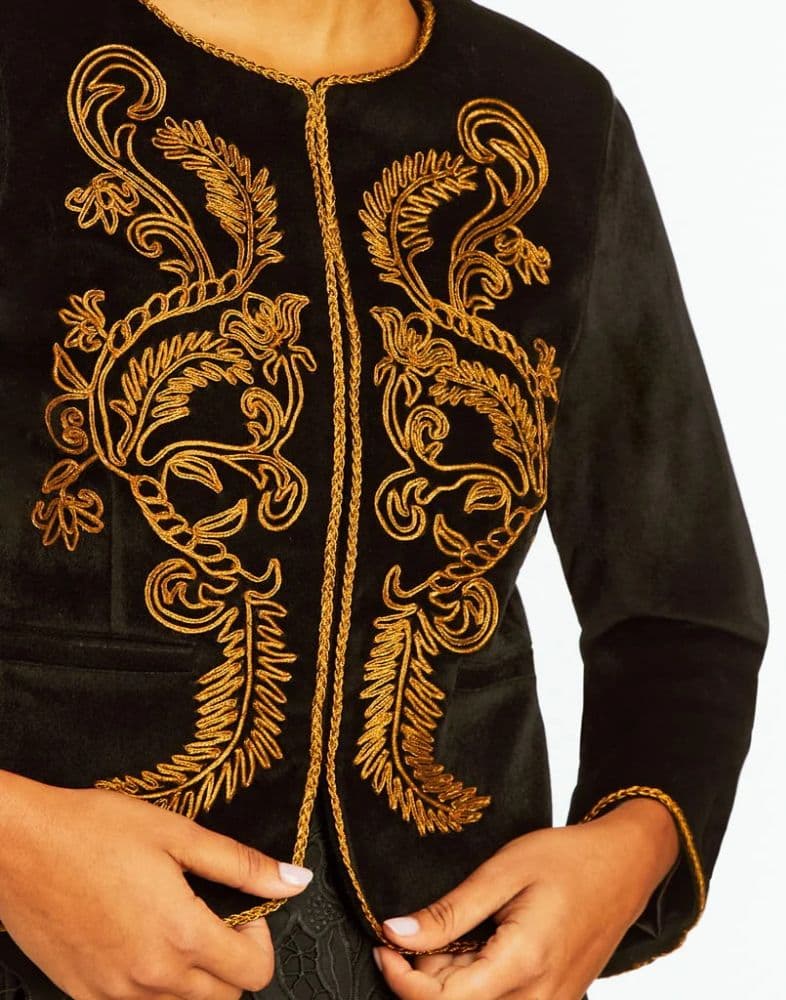 Mestiza New York Cruz Embroidered Jacket - Image 4