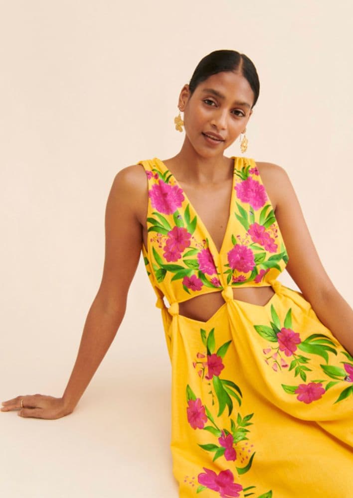 Farm Rio Romantic Garden Dress - Image 4
