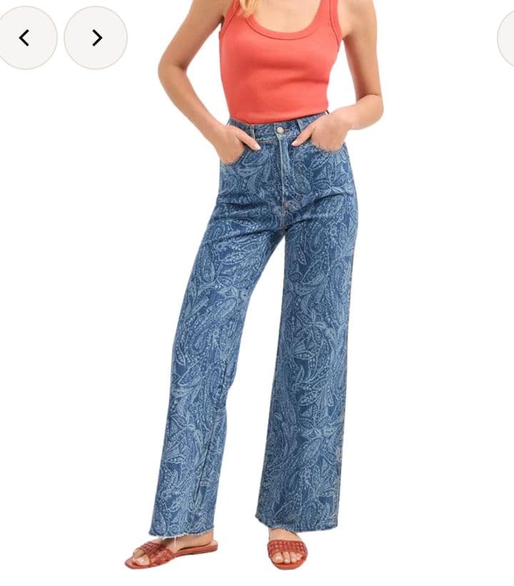 Veronica Beard Paisley Jeans - Image 2