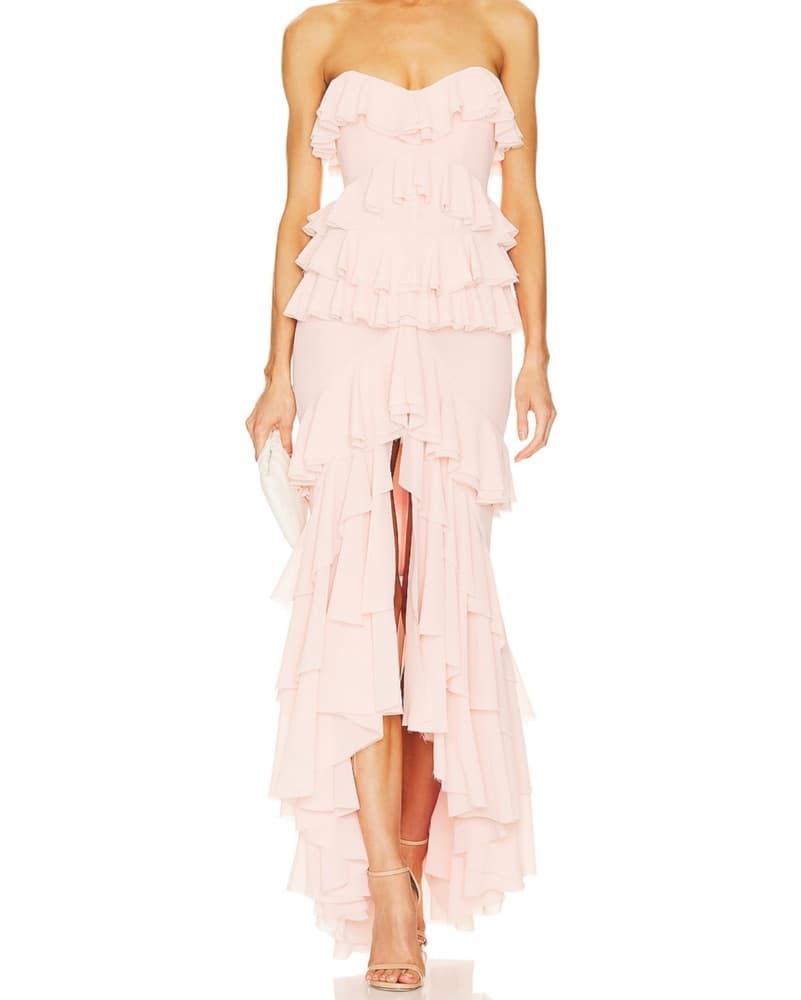 Michael Costello X Revolve Blush Dress - Image 1