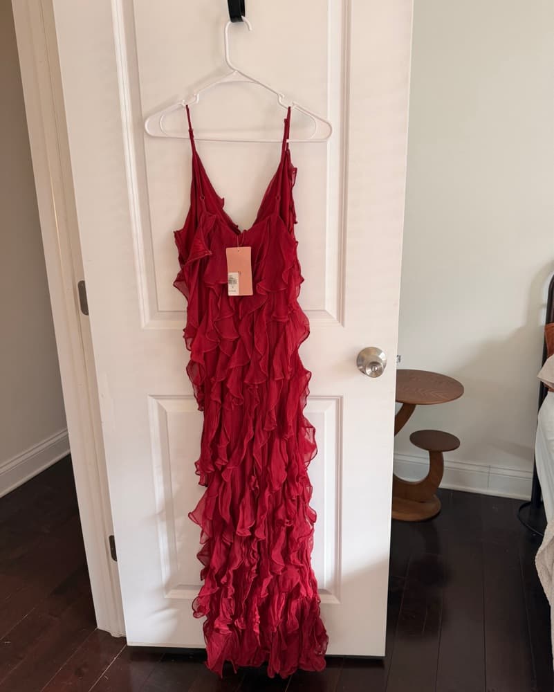Cecelia Silk Chiffon Maxi Dress - Image 5