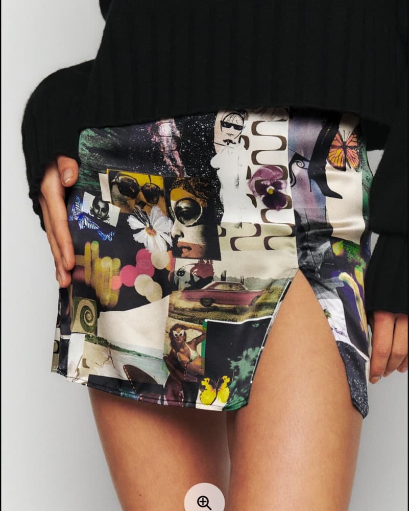 Robbie Silk Skirt - Image 1