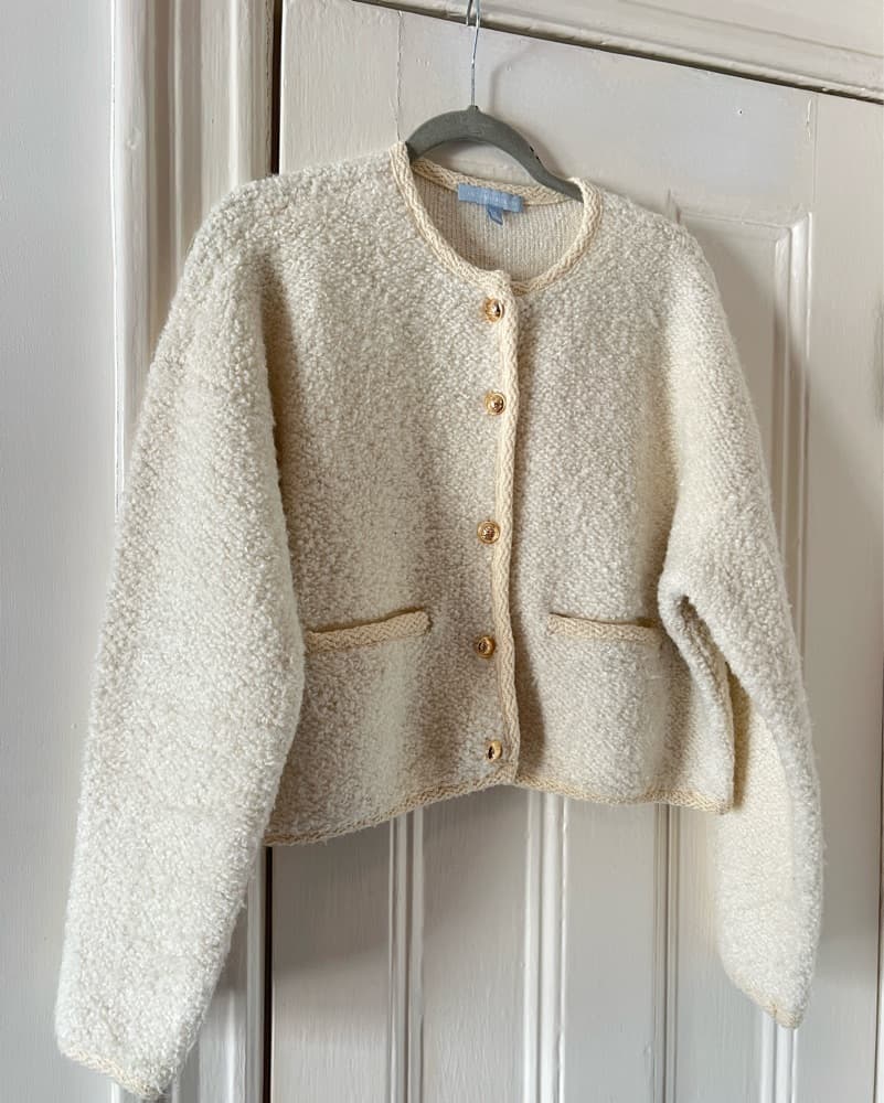 Boucle Cream Jacket - Image 1