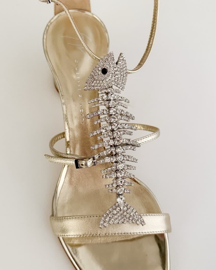 Guiseppe Zanotti Fishbone Heels  - Image 5