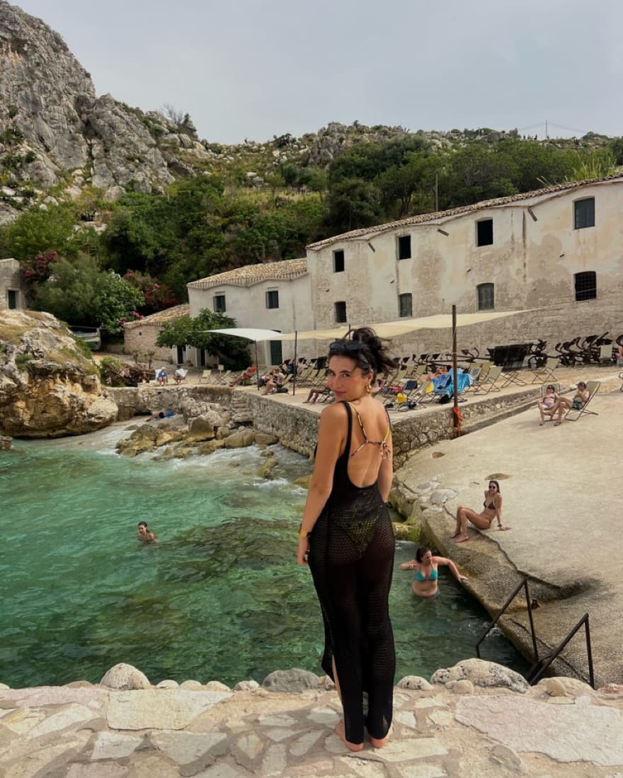 Monday Swim Black Mesh Dress - Image 1