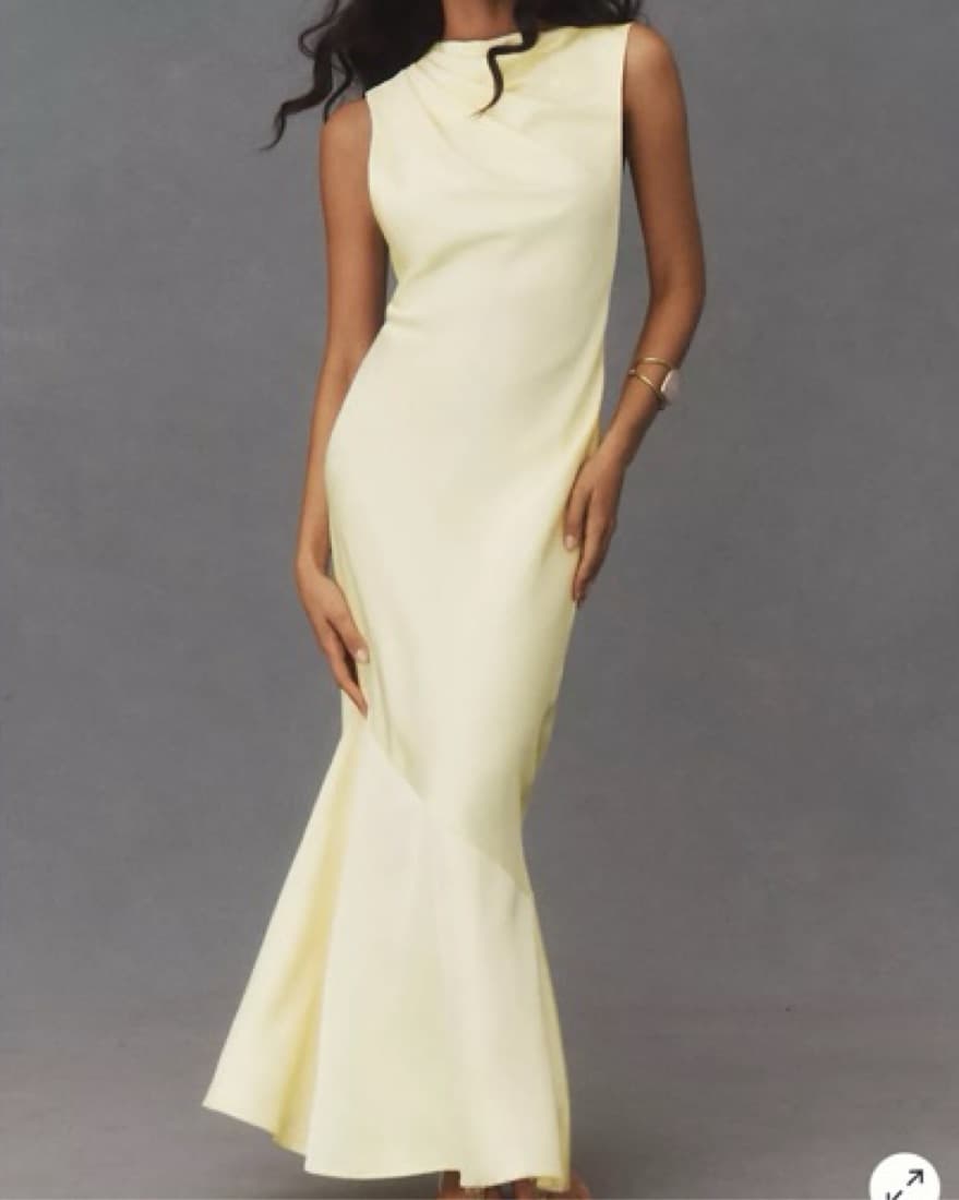 Anthropologie - Butter Yellow Maxi Dress - Image 1