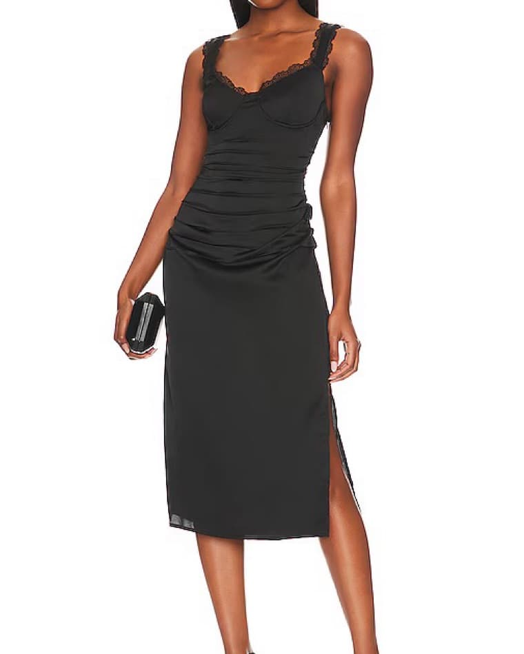 Alva Body Con Midi Dress - Image 2