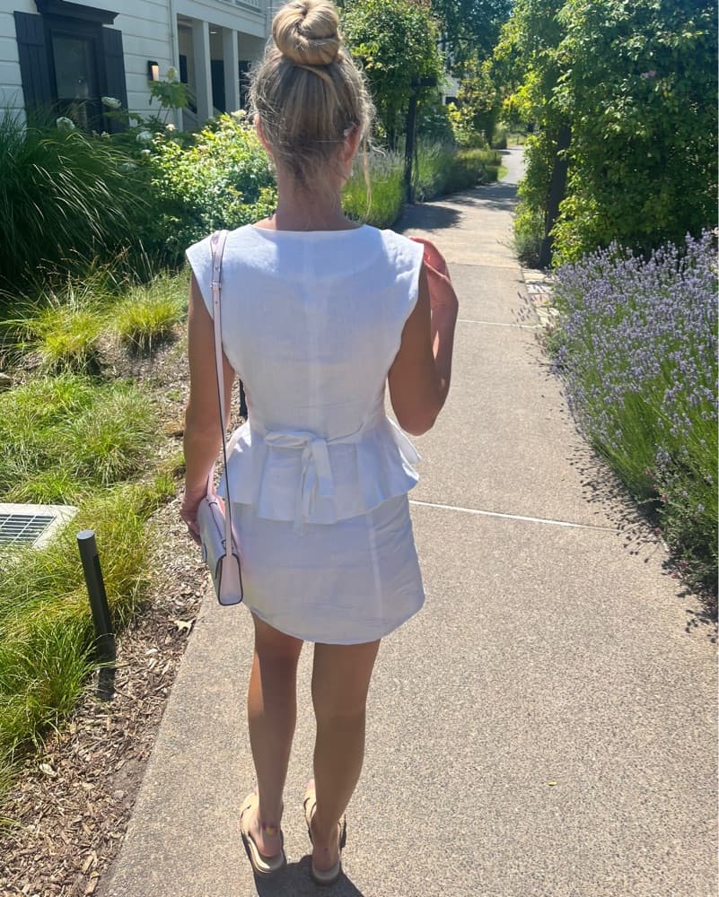 Reformation Paolina Linen, Euro, Bridal - Image 4
