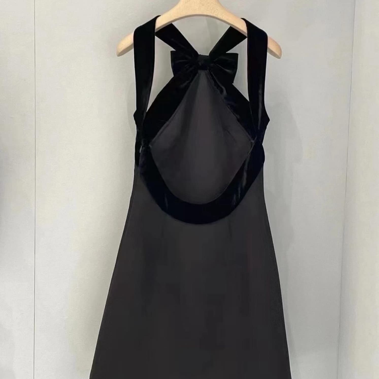 miu miu black mini dress - Image 4