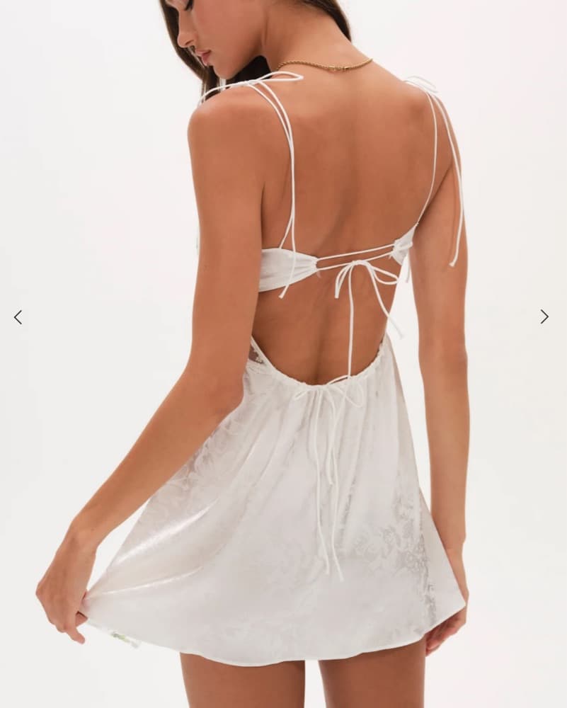 For Love & Lemons Baby’s Breath Slip - Image 2