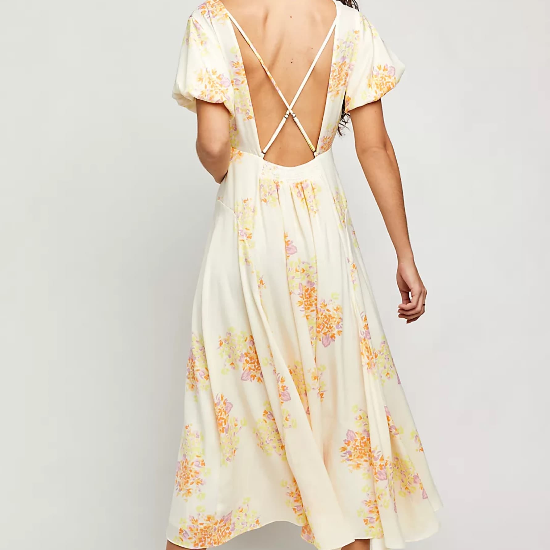 Free People Printed Midi Dress SOLD OUT - Image 2