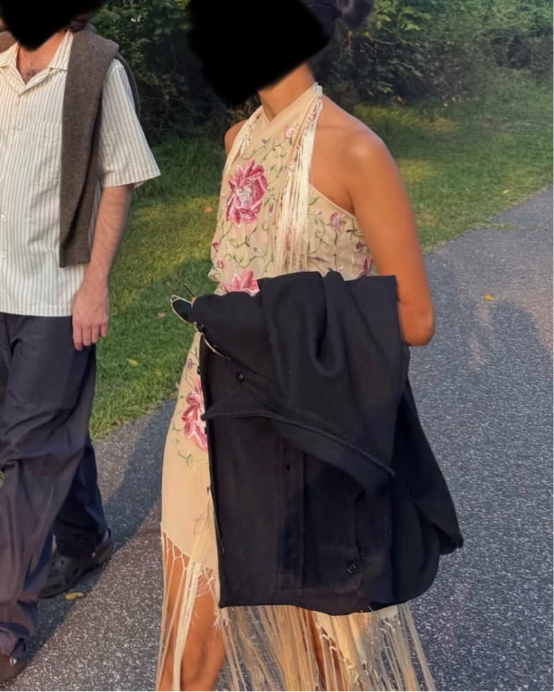 Antique Silk Scarf - Image 2