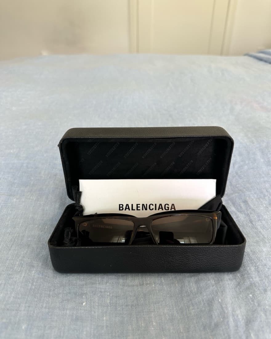 Balenciaga Thin Framed Sunglasses - Image 5