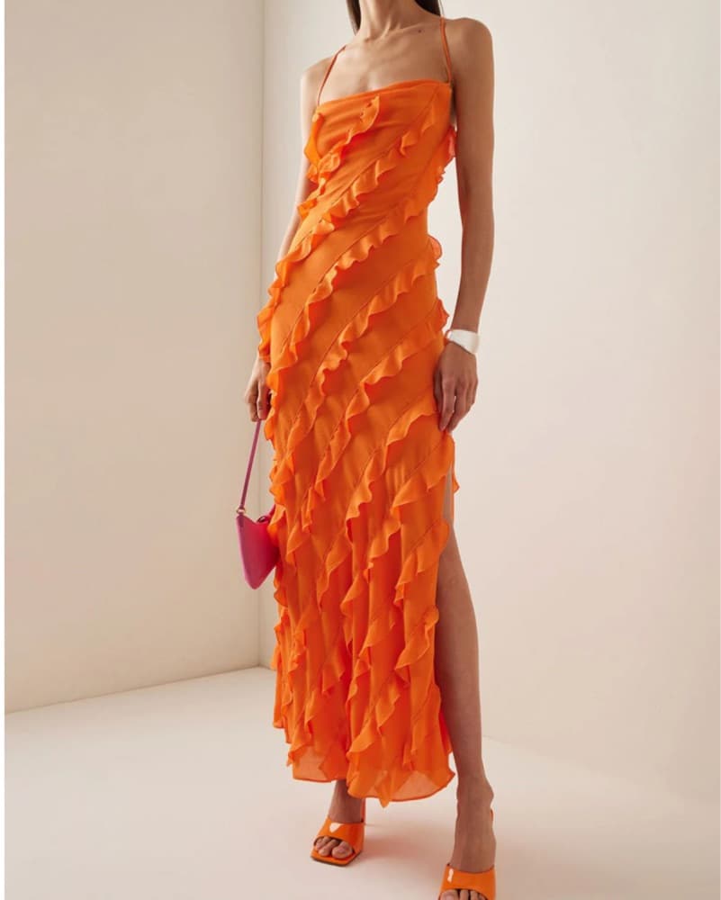Slit Maxi Dress - Image 1