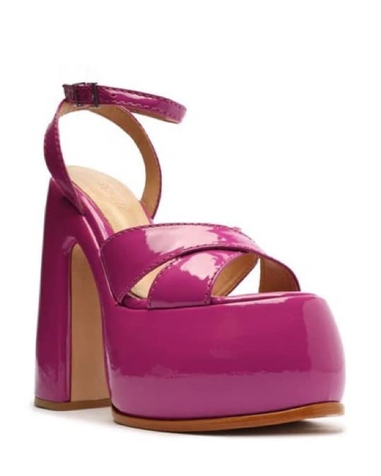 Schutz Pattie Patent Leather Platforms - Image 3