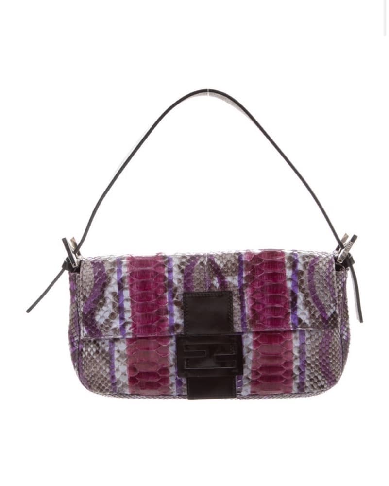 Purple Python Fendi Baguette - Image 1
