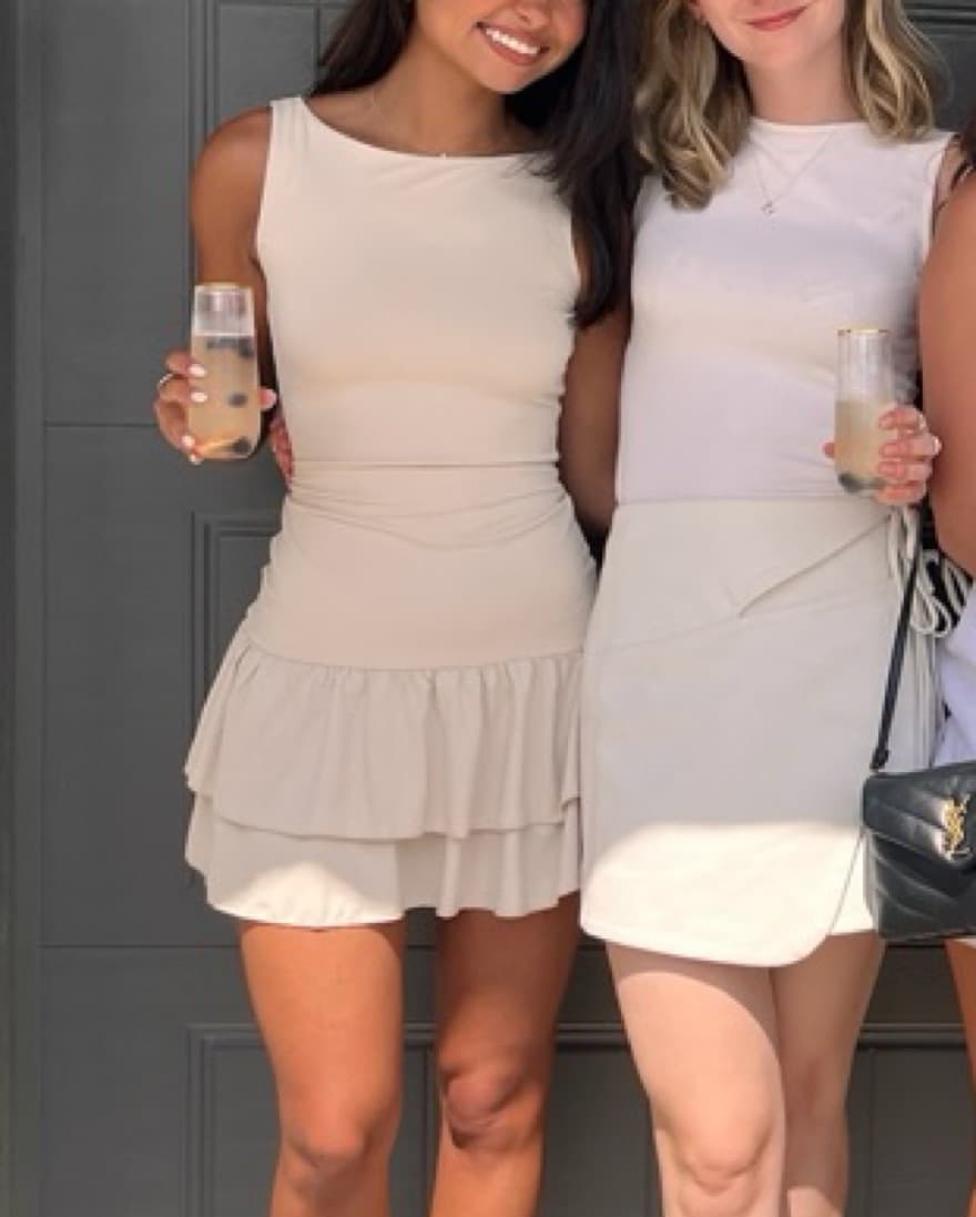 Peppermayo Rhiannon Frill Mink Dress  - Image 1