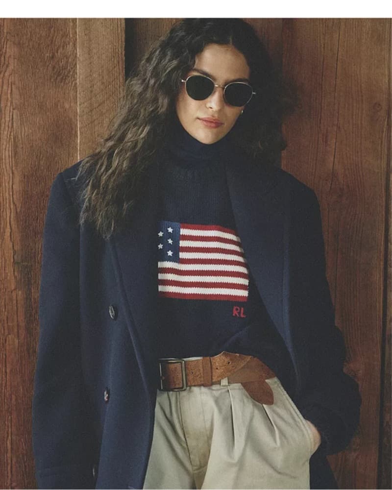 Ralph Lauren American Flag Sweater - Image 1